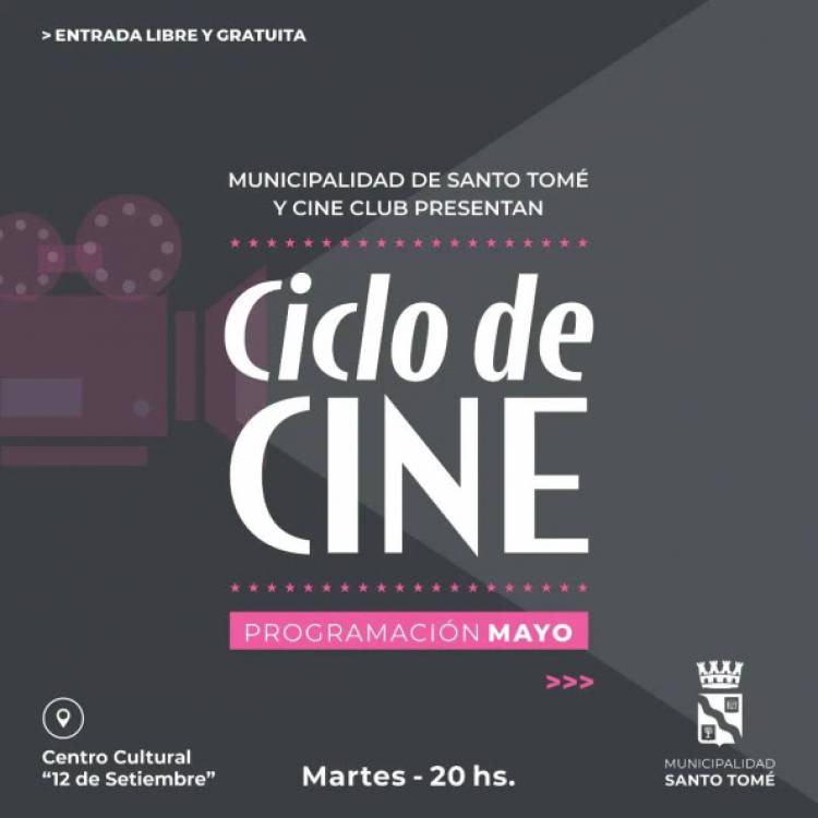 Ciclo de cine: programación de mayo